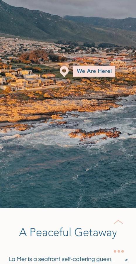 La Mer Seafront Selfcatering Accommodation Kleinmond Extérieur photo